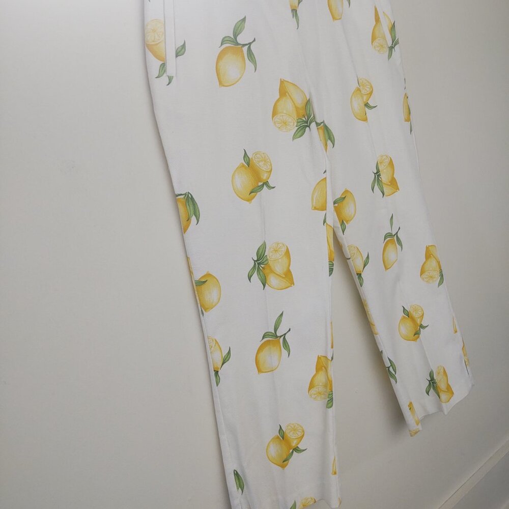 New! 🍋LEMON-Crop Pants: Tommy Hilfiger~ 💚PREPPY•Style~ Size: 8